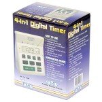 FMP Digital 4-Channel Kitchen Countdown Timer
