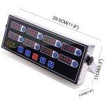 8-Channel Digital Kitchen Timer with Loud Alarm