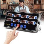 8-Channel Digital Kitchen Timer with Loud Alarm