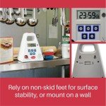 Cooper-Atkins Large Digital Kitchen Timer - Volume Control