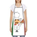 Italy Flag Chef Apron for Cooking Fun