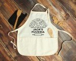 Customizable Pizza Apron with Name and Pockets