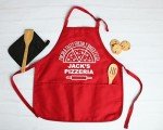 Customizable Pizza Apron with Name and Pockets