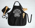 Customizable Pizza Apron with Name and Pockets