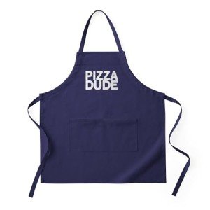 Pizza Dude Apron with Pockets for Kitchen