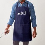 Pizza Making Apron with Pockets for Kitchen Fun