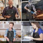 Reversible Apron with Pockets for Chefs