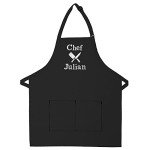 Personalized Chef Apron with Embroidered Name
