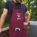Personalized Chef Apron with Embroidered Name