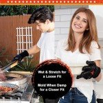BBQ Heat Resistant Gloves for Grilling and Baking