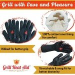 BBQ Heat Resistant Gloves for Grilling and Baking