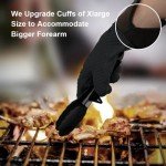 Heat Resistant Silicone BBQ Gloves for Cooking