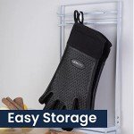 Heat Resistant Silicone BBQ Gloves for Cooking