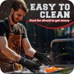 Extra Large Silicone BBQ Gloves for Grilling