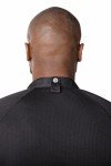 Stylish Black Chef Coat for Pizza Lovers, X-Large