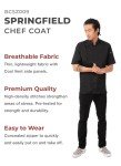 Personalized Men's Springfield Chef Coat
