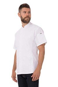 Bristol White Chef Coat for Men, Medium