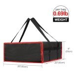 Insulated Pizza Delivery Bag - 20" x 20" x 8