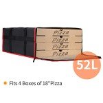 Insulated Pizza Delivery Bag - 20" x 20" x 8