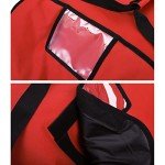 Thermal Pizza Delivery Bag - 22" Red