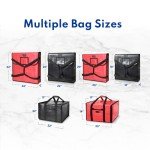 Insulated Red Pizza Delivery Bag - 24" x 24
