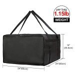 Insulated Pizza Delivery Bag - 24"x24"x14
