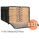 Insulated Pizza Delivery Bag - 24"x24"x14