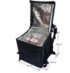 Insulated Pizza Delivery Box for Motorcycle/Bicycle