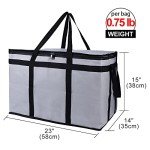 5-Pack Insulated Bags for Pizza and Catering