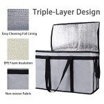 5-Pack Insulated Bags for Pizza and Catering