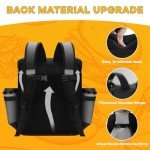 Expandable Pizza Delivery Backpack with 7 Cup Holders
