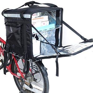 Insulated Pizza Delivery Bag with Cup Holder