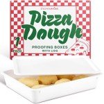 Pizza Dough Proofing Container with Lid (1 Pack)