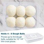 Pizza Dough Trays - Set of 2, BPA Free