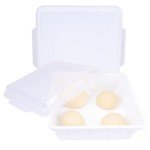 2-Pack Large Pizza Dough Proofing Box Set
