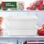 Pizza Dough Proofing Container with Lid (1 Pack)