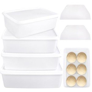 Stackable Pizza Dough Proofing Box Set of 12