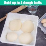 2-Pack Large Pizza Dough Proofing Box Set