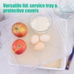 2-Pack Large Pizza Dough Proofing Box Set