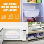 3-Pack Stackable Pizza Dough Proofing Containers