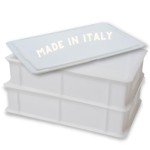2-Pack Stackable Pizza Dough Proofing Trays