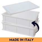 2-Pack Stackable Pizza Dough Proofing Trays