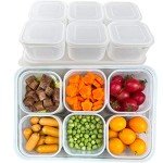 Airtight Stackable Food Storage Containers - 6PCS