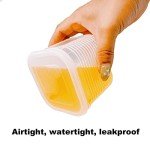 Airtight Stackable Food Storage Containers - 6PCS