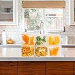 Airtight Stackable Food Storage Containers - 6PCS