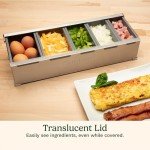 Cuisinart 18-Piece Pizza Topping Station with Lids