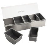 Cuisinart 18-Piece Pizza Topping Station with Lids