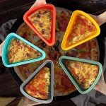 4-Pack Reusable Silicone Pizza Slice Storage Containers