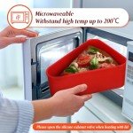 HEMOTON Reusable Pizza Storage Container with Trays