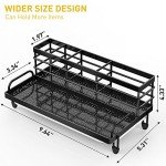 Matte Black Kitchen Sink Caddy Organizer